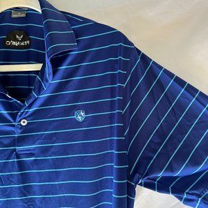 Blue Stripe Fennec Medium Golf Shirt